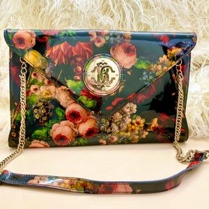 ROBERTO CAVALLI ENVELOPE  FLAP SLING BAG
